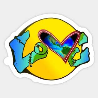 Love Earth Sticker